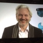 Julian Assange talks about the global information order at SXSW 2014